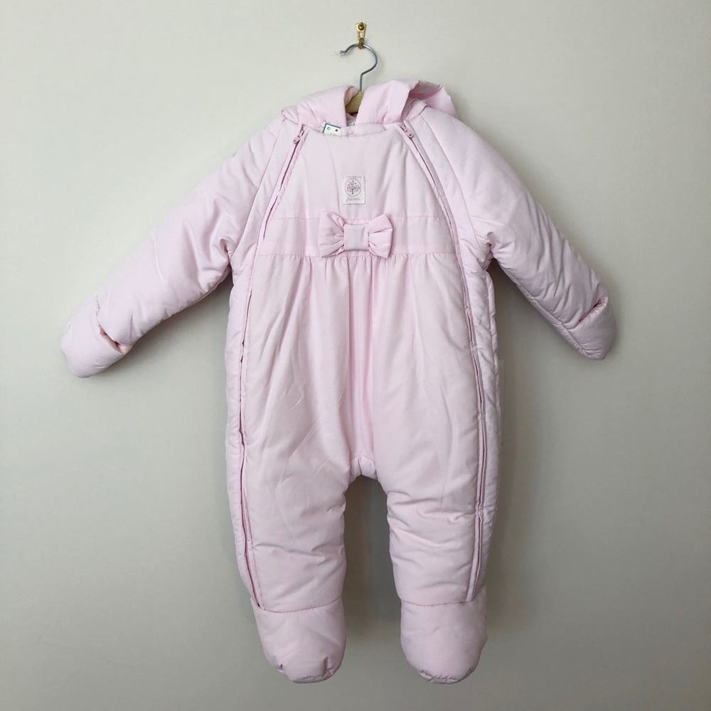 Jacadi baby girl snowsuit